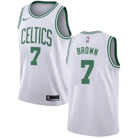 Dres Boston Celtics Jaylen Brown 7 Nike 2022-23 Association Edition Bijela Swingman